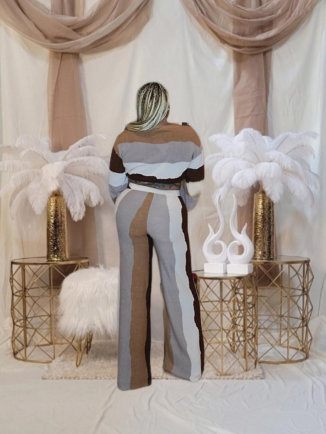 Adrionna Knit Pants Set