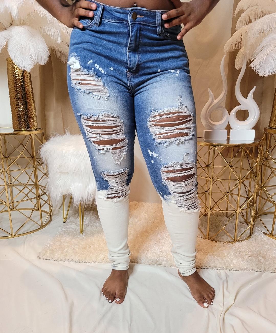 Dipped Jeans