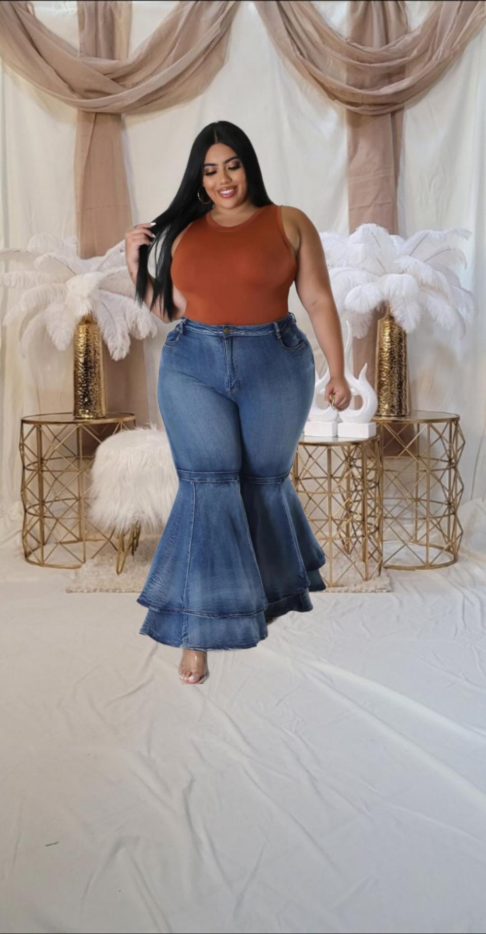 Flare Up Plus Jeans