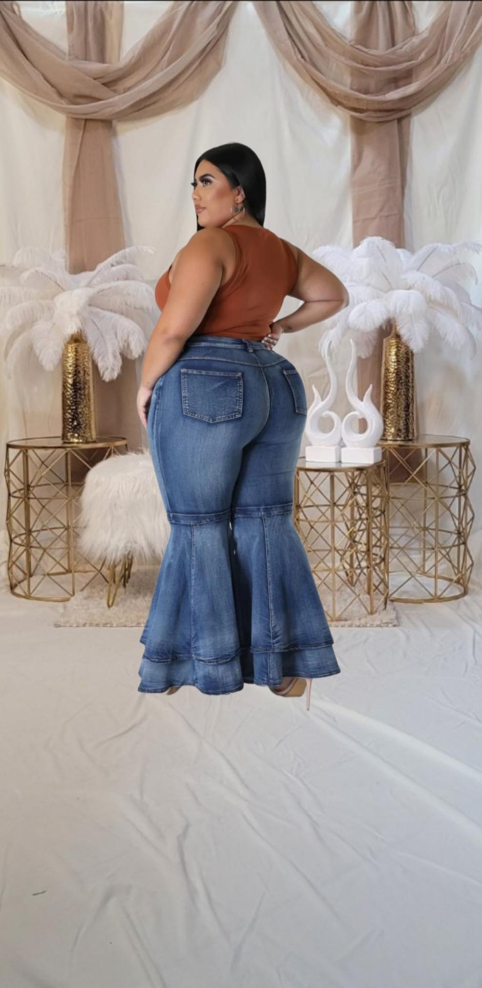 Flare Up Plus Jeans