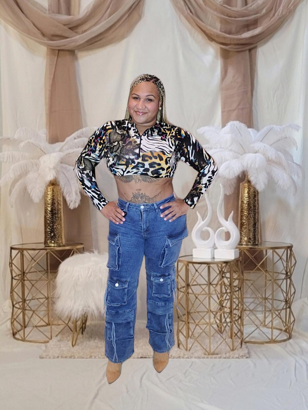 Jayla Cargo Jeans