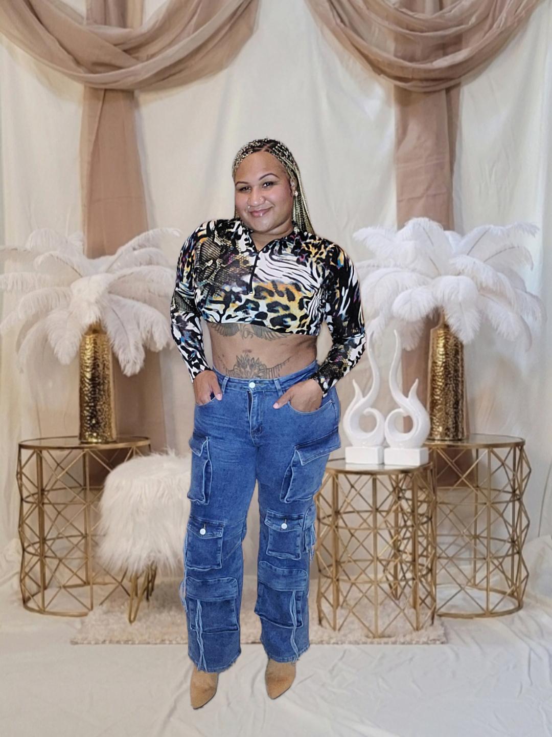 Jayla Cargo Jeans