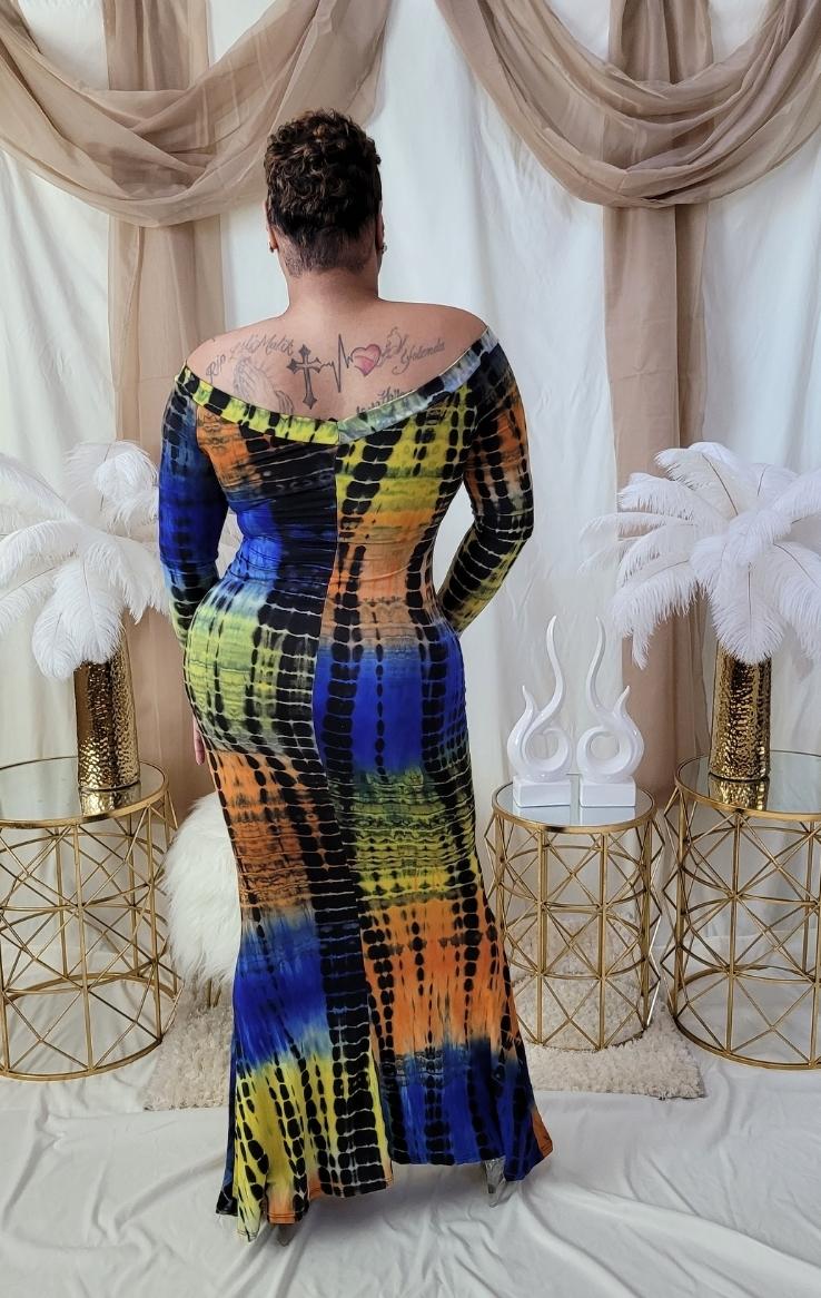 Moovin and Groovin Maxi Dress