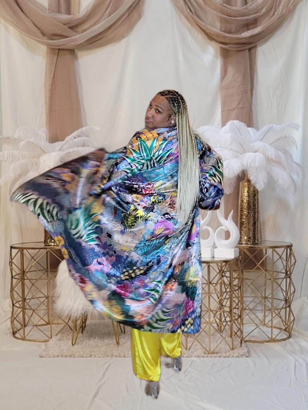 Paradise Satin Duster