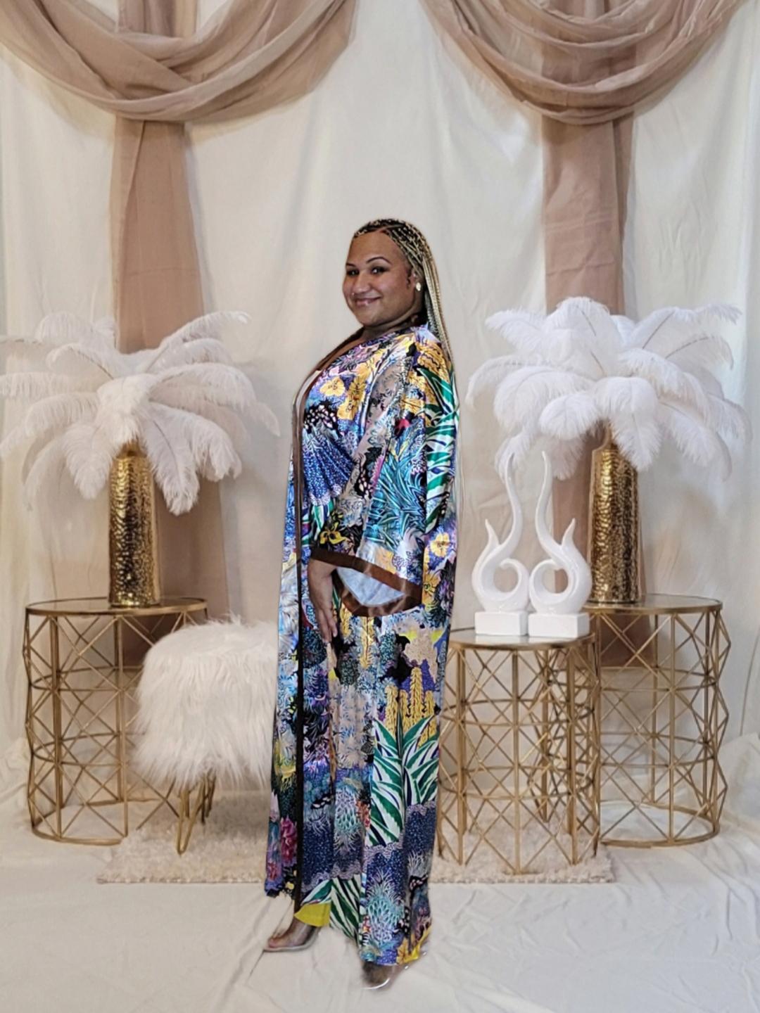 Paradise Satin Duster