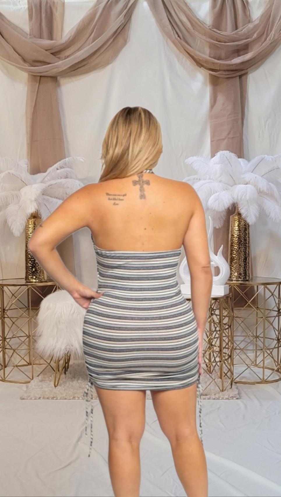 Shimmer Plus Mini Dress