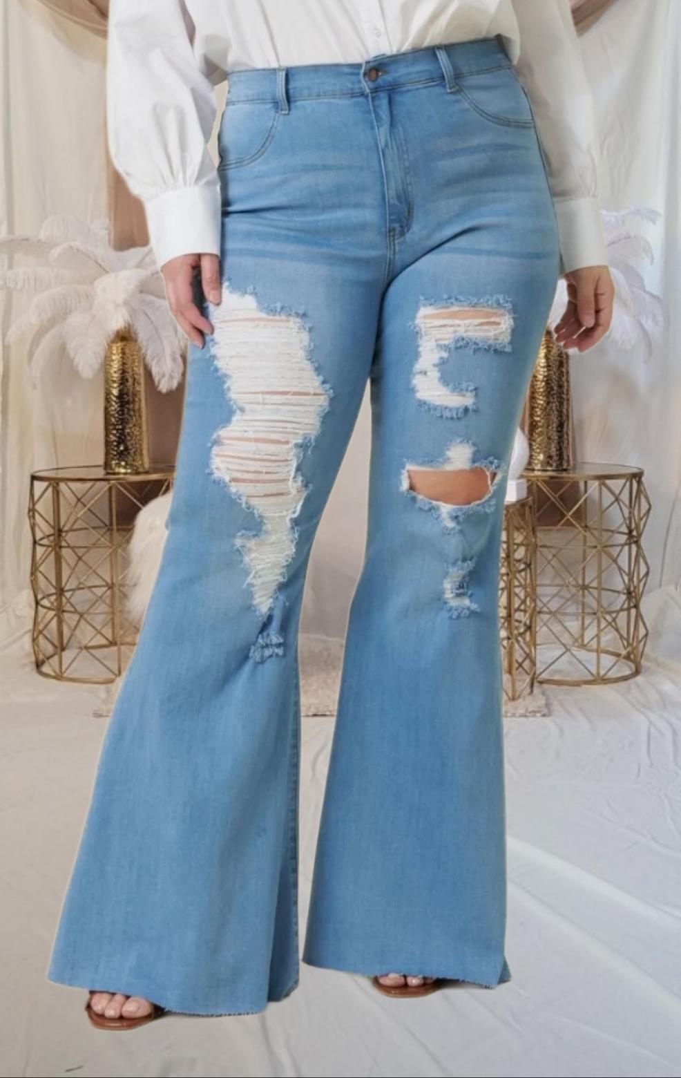 Cheryl Plus Flare Jeans