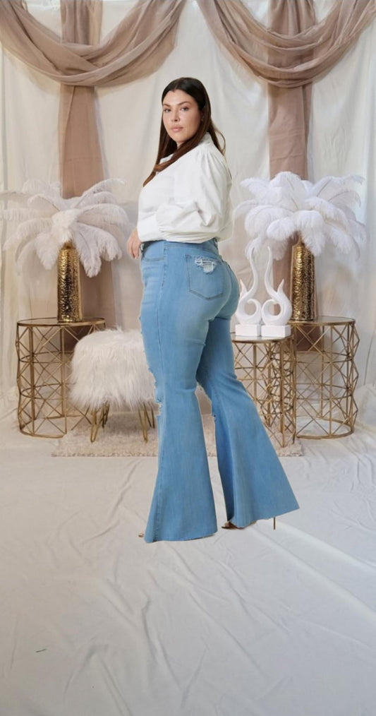 Cheryl Plus Flare Jeans